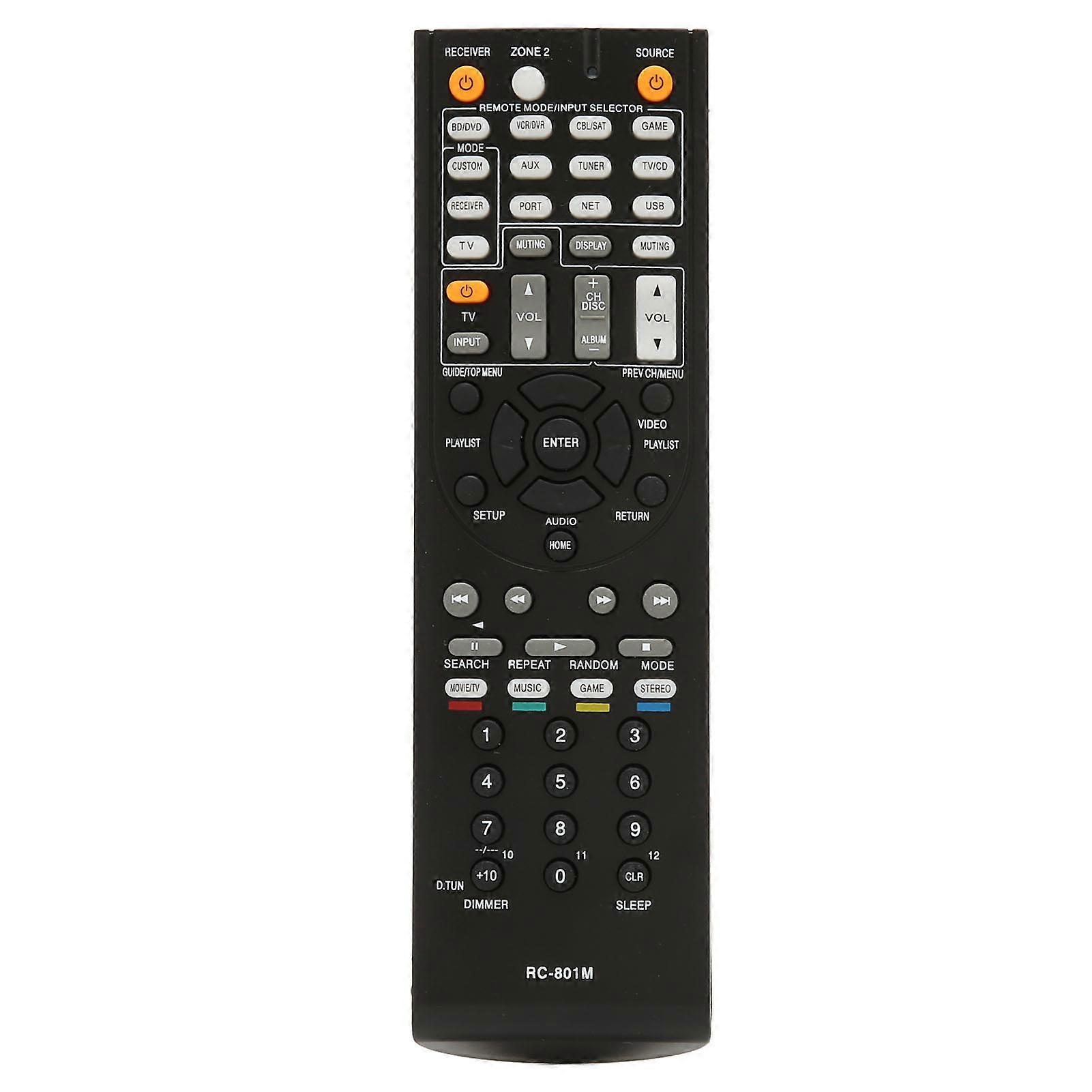 RC 801M Remote Control AV Receiver Remote for HT RC360 HT S7400 HT R690 HT S8400 TX NR509 TX NR509S TX NR509B HTRC 360