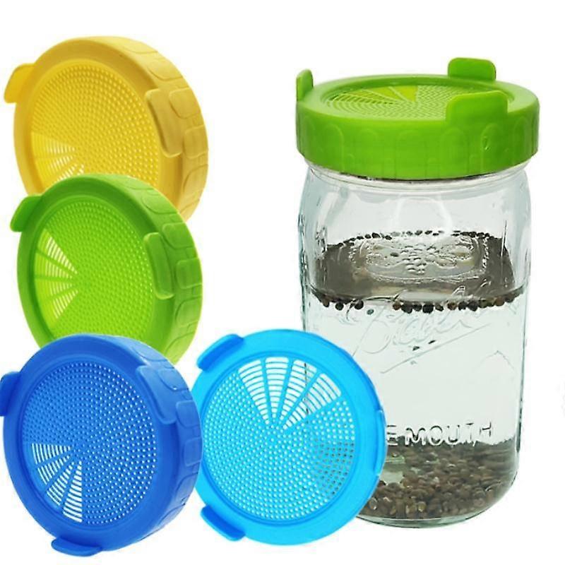 Wide Mouth Jar Sprouting Strainer Lid Kit - 2 Pack