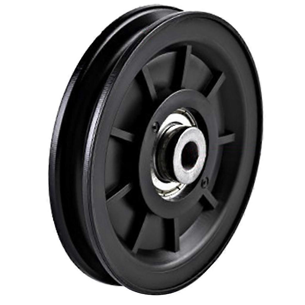 Στρογγυλό μαύρο μέρος μηχανών εξοπλισμού γυμναστικής καλωδίων ροδών και εξάρτημα τροχαλιών