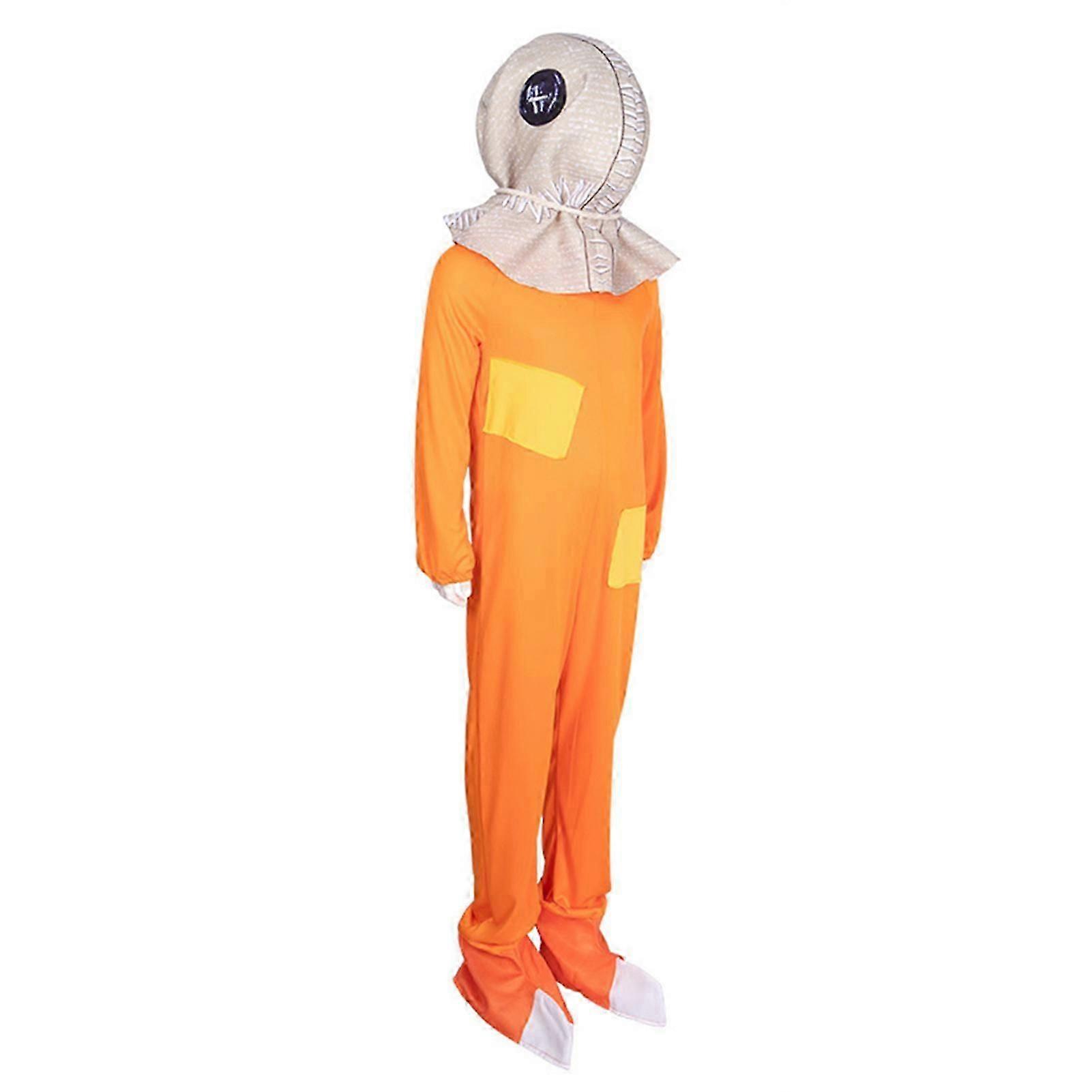 Halloween Trick or Treat Oranges Costume for Kids Comfortable Role Playing Dress-Up Suit for Theme Party