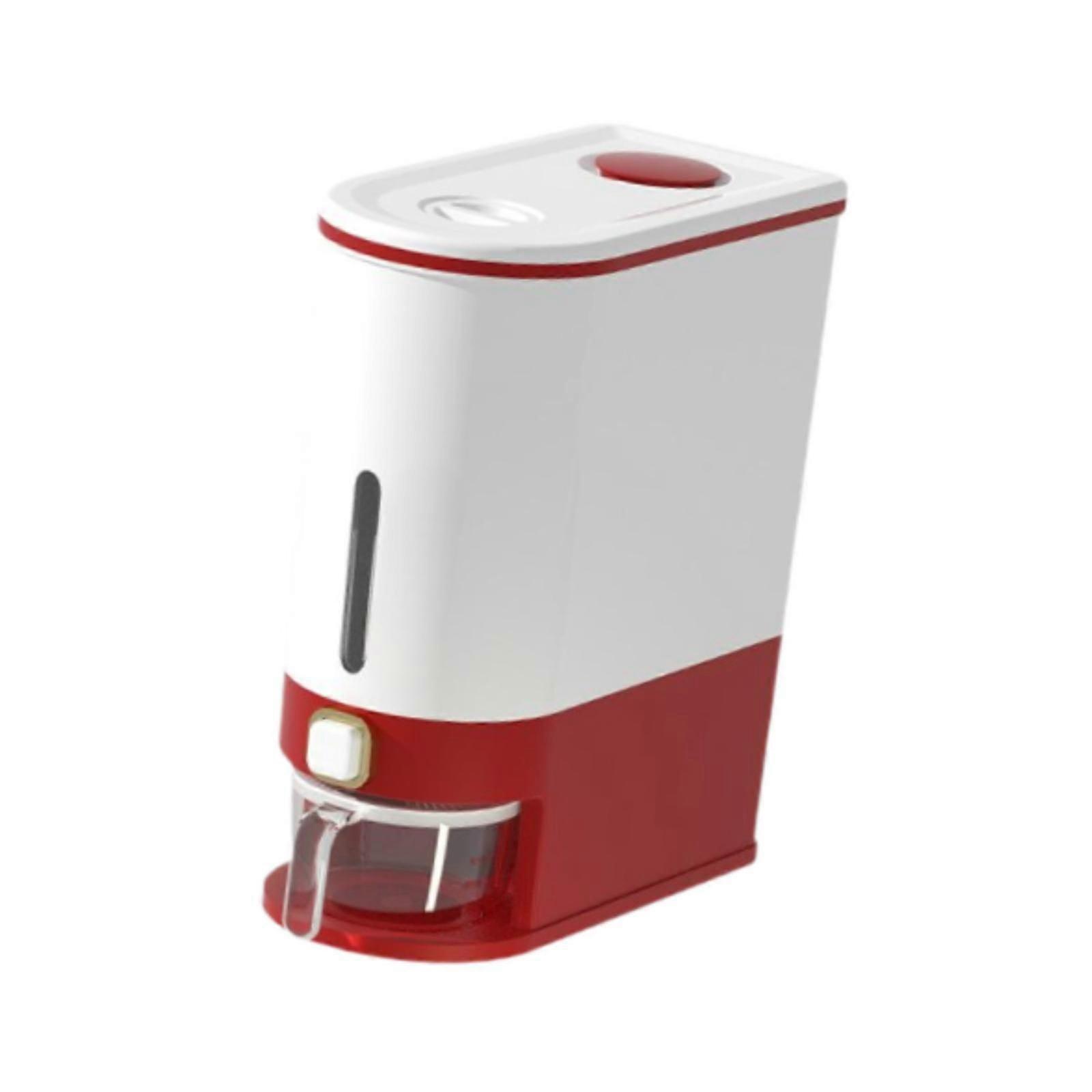 Rice Dispenser Household Food Dispenser Bucket 10kg for Soybean Oatmeal Corn