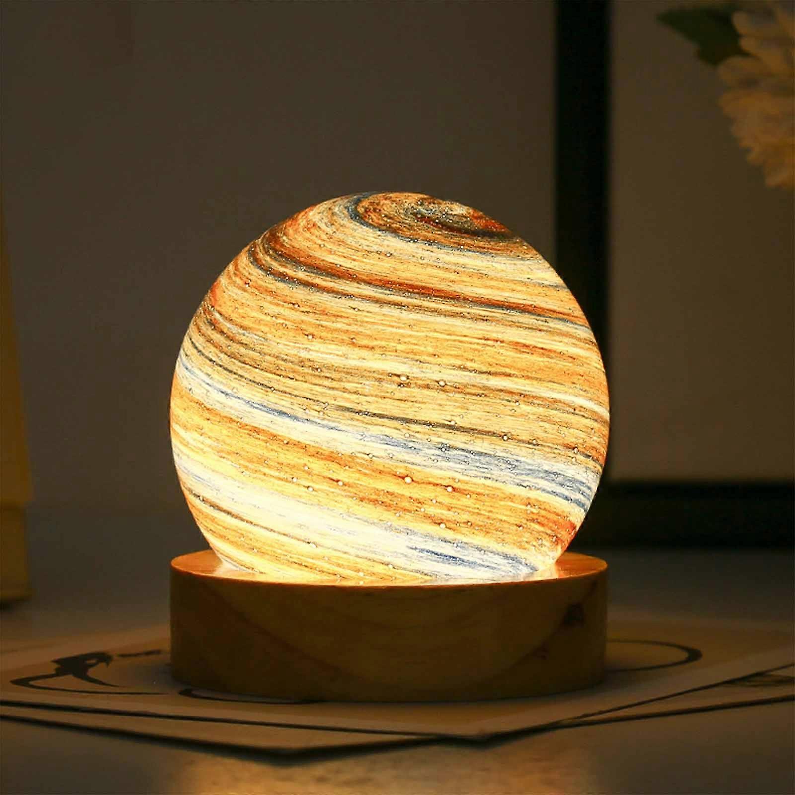 Rechargeable Touch Tricolor Infinitely Dimmable Sunset Table Lamp Ambient Rainbow Lamp