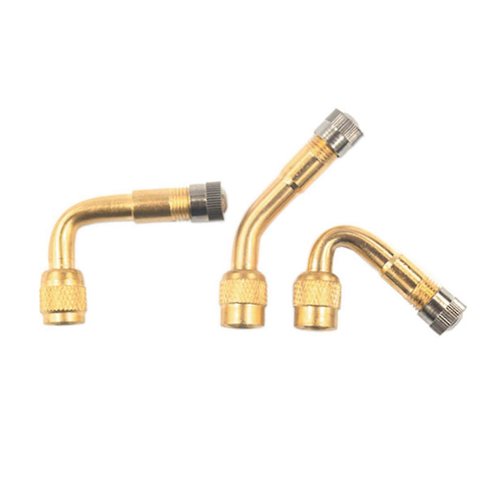 Balanced Vehicle Valve Inflation Extension Tube Unicycle Inflation Nozzle Extension Rod Elbow Extension Nozzle 90 ° 45 ° Gold
