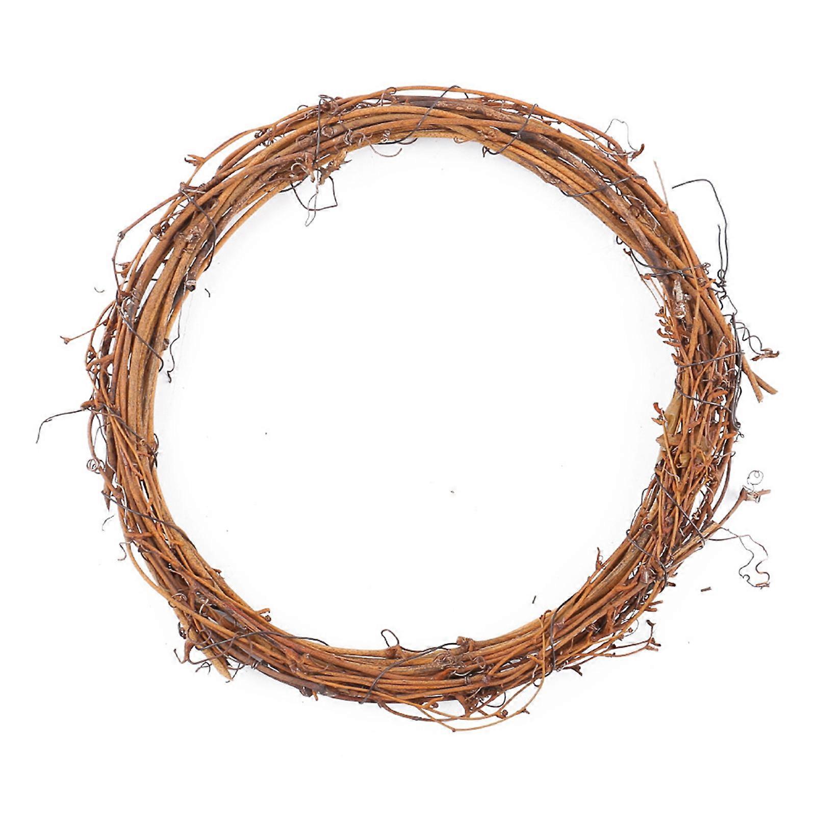 Alternative Shape Rattan Wreath Frame Vine Rings For Craft Enthusiasts Creating Unique Home And Party Decorations