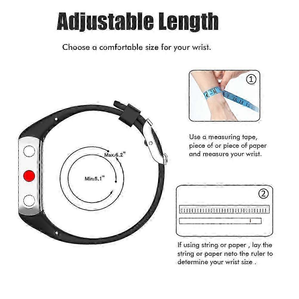 Silicone Watch Bands Replacement Bands Soft Comfortable Dual Color Watch Strap Compatible for POLAR v800