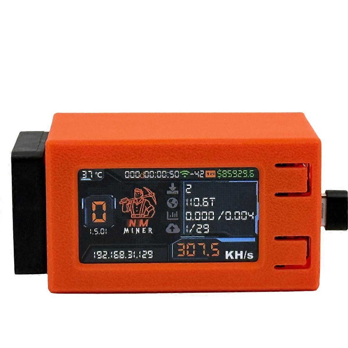 NMminer Nerdminer 307KH/S BTC Solo Lottery Miner 1.91 pollici Schermo a colori Bitcoin BTC Miner Nerd Miner
