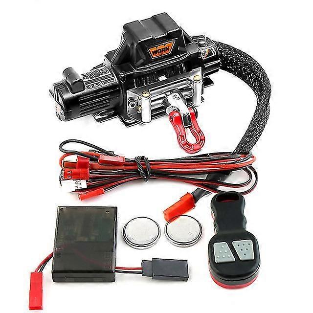 Electric Winch & Remote Controller for 1:10 RC TRX4 Axial SCX10 II Redcat