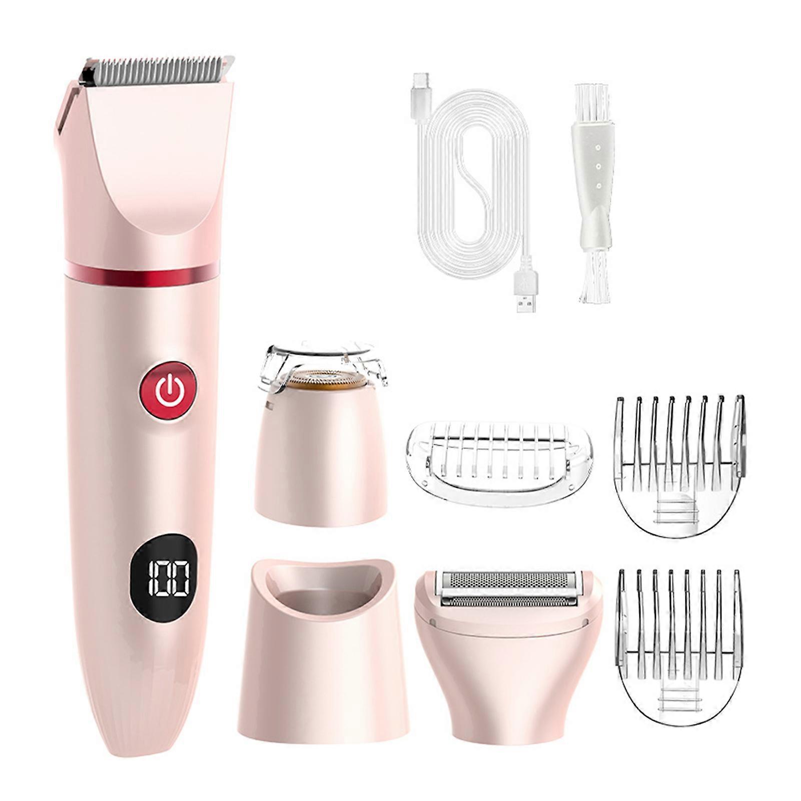 3 in 1 Bikini Trimmer Electric Shaver for Women, Silky Glide Pro Epilator, Wet and Dry, Triple Blade Design