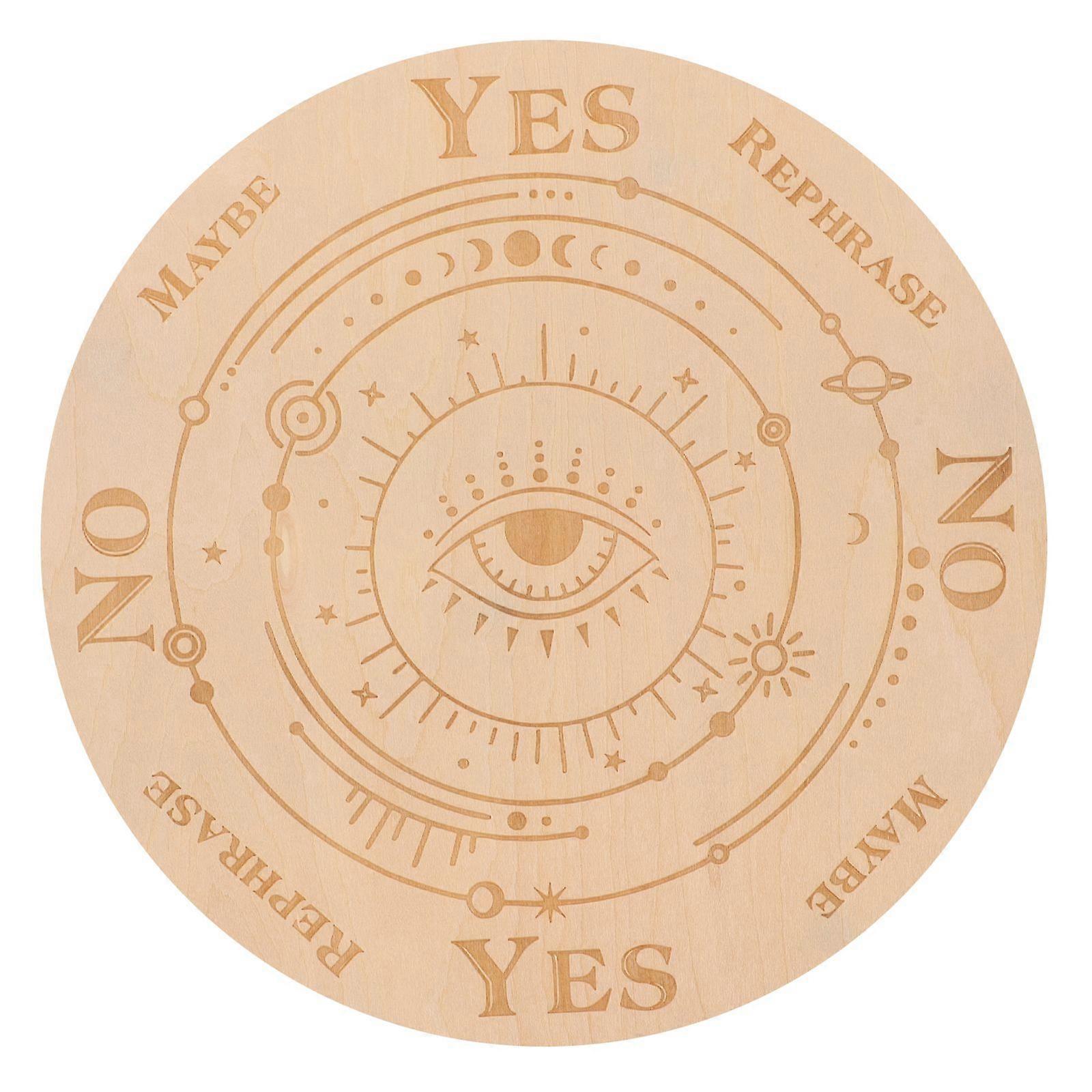 Träpendelbräda Wiccapendelbräda Träslagerplanchettbräda