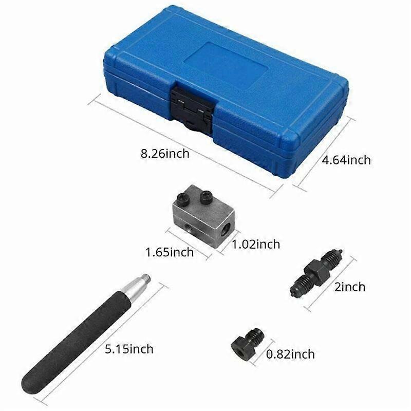 2*5m 3/16 (4.75mm) Brake Pipe With 20 Nuts And 10 Connector Kit
