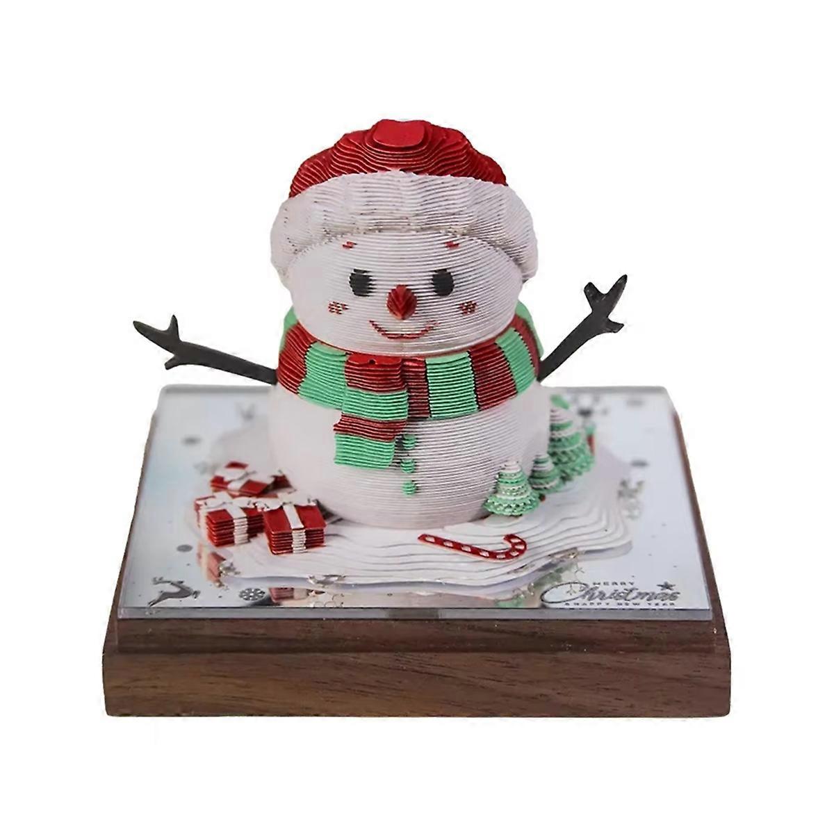 2025 3D Desk Calendar Tear Away Calendars- DIY Paper Carving