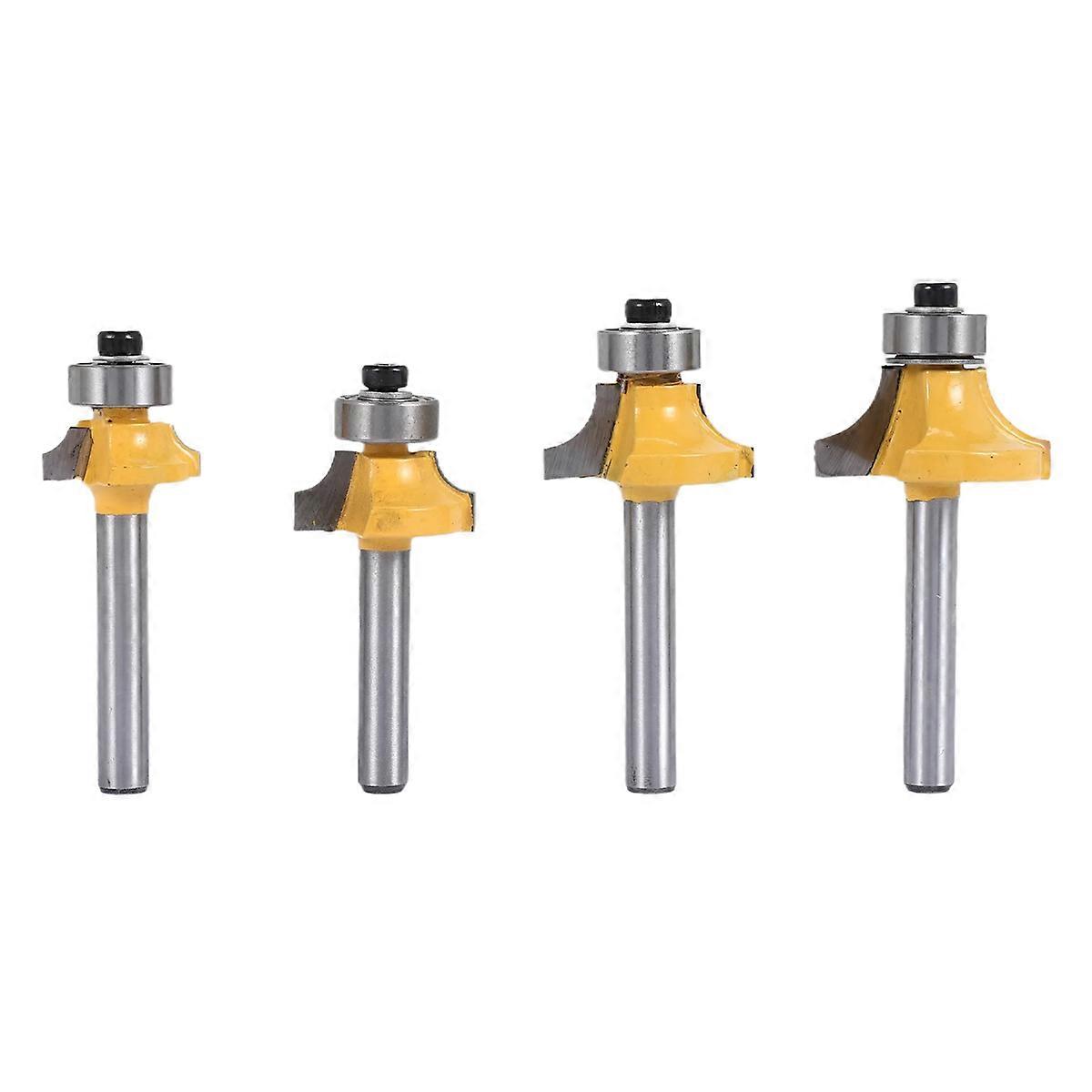 4Pcs over Router Bits Tool Set, for Woodworking Milling Cutter