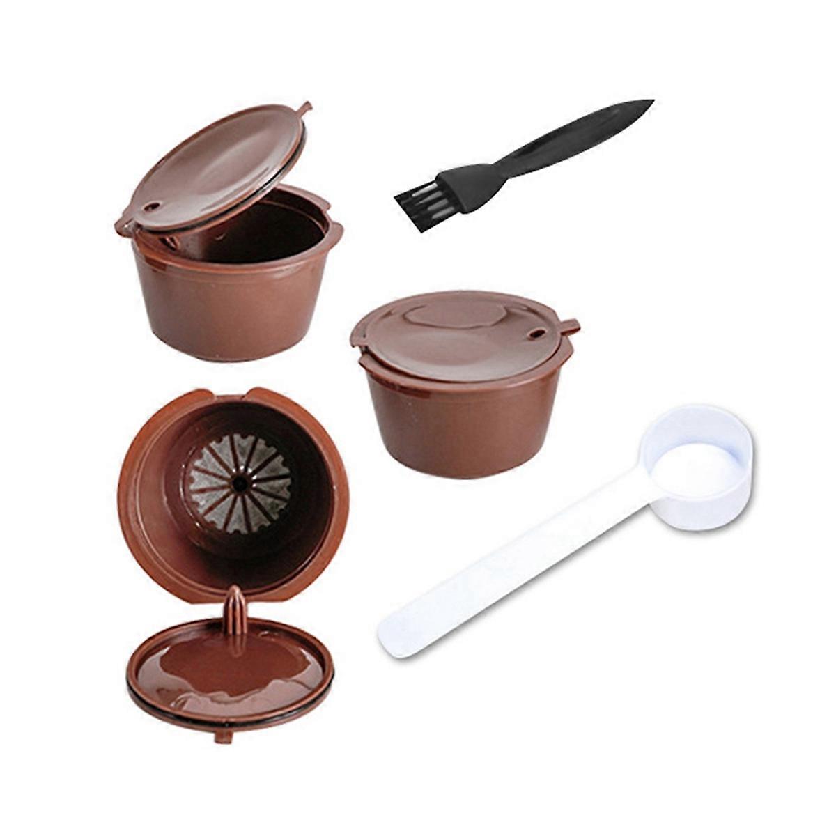 For Machine Reusable Pod Refillable Filter, Coffee color