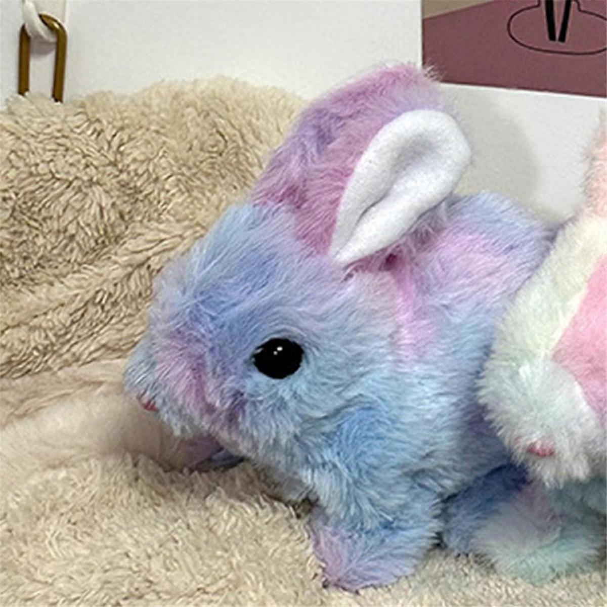 Interactive Toy Simulated Pet with Sound and Walking Functions Long-Haired Stuffed