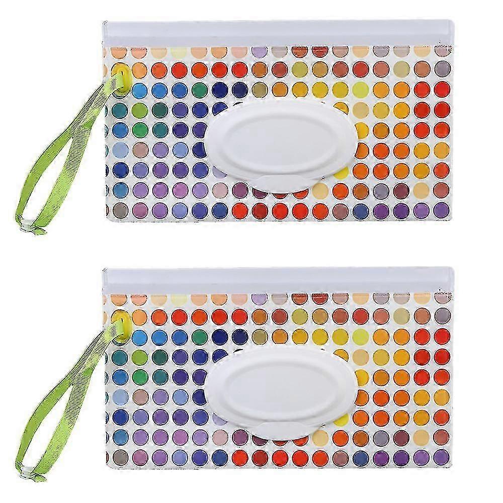 Portable Refillable Wipe Holder,Baby Wipes Container,Reusable Wipes Case - Style4
