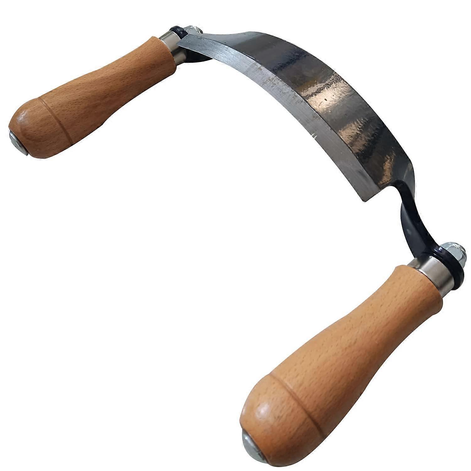 Curved Pull 10 Inch Wooden Dehydration Tool – Handcrafted Woodworking Aircraft Tool for Precision Projects