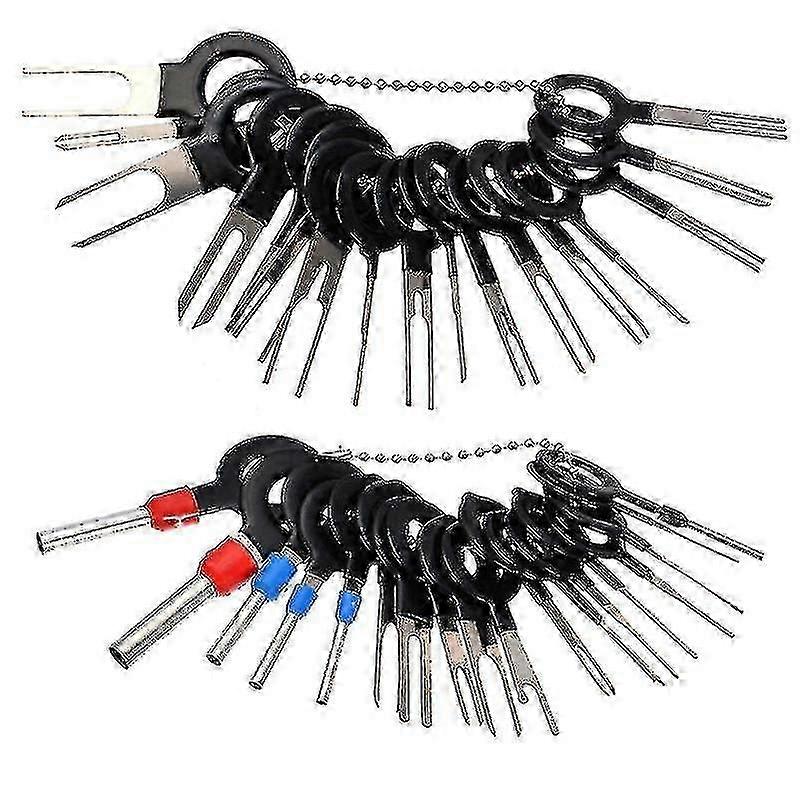 36pcs Car Terminal Removal Tool Wire Plug Connector Extractor Puller Release Pin