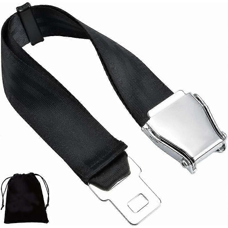 E4 Certified Airplane Belt Extender, Adjustable from 6" to 32"