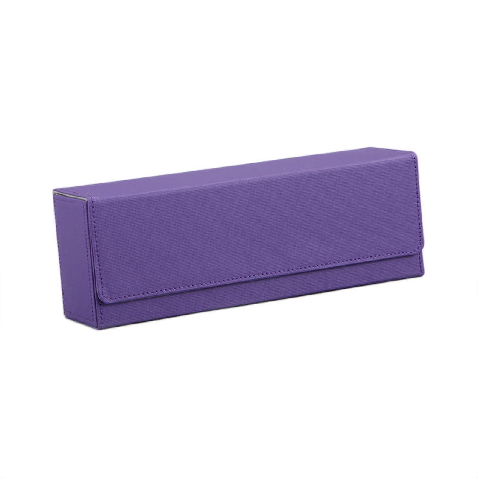 Deck Box Protection Trading Card Storage Case for Game Card Card Hobbies-color: Violet