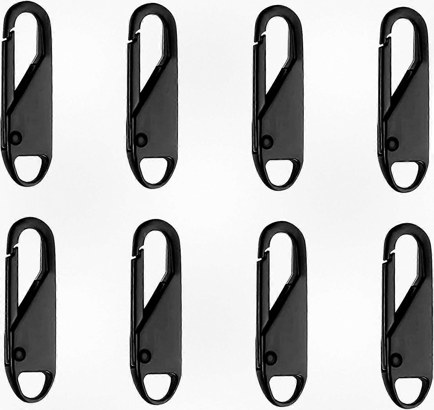 Durable Metal Zipper Pulls - Set of 8 Replacement Grippers for Zippers