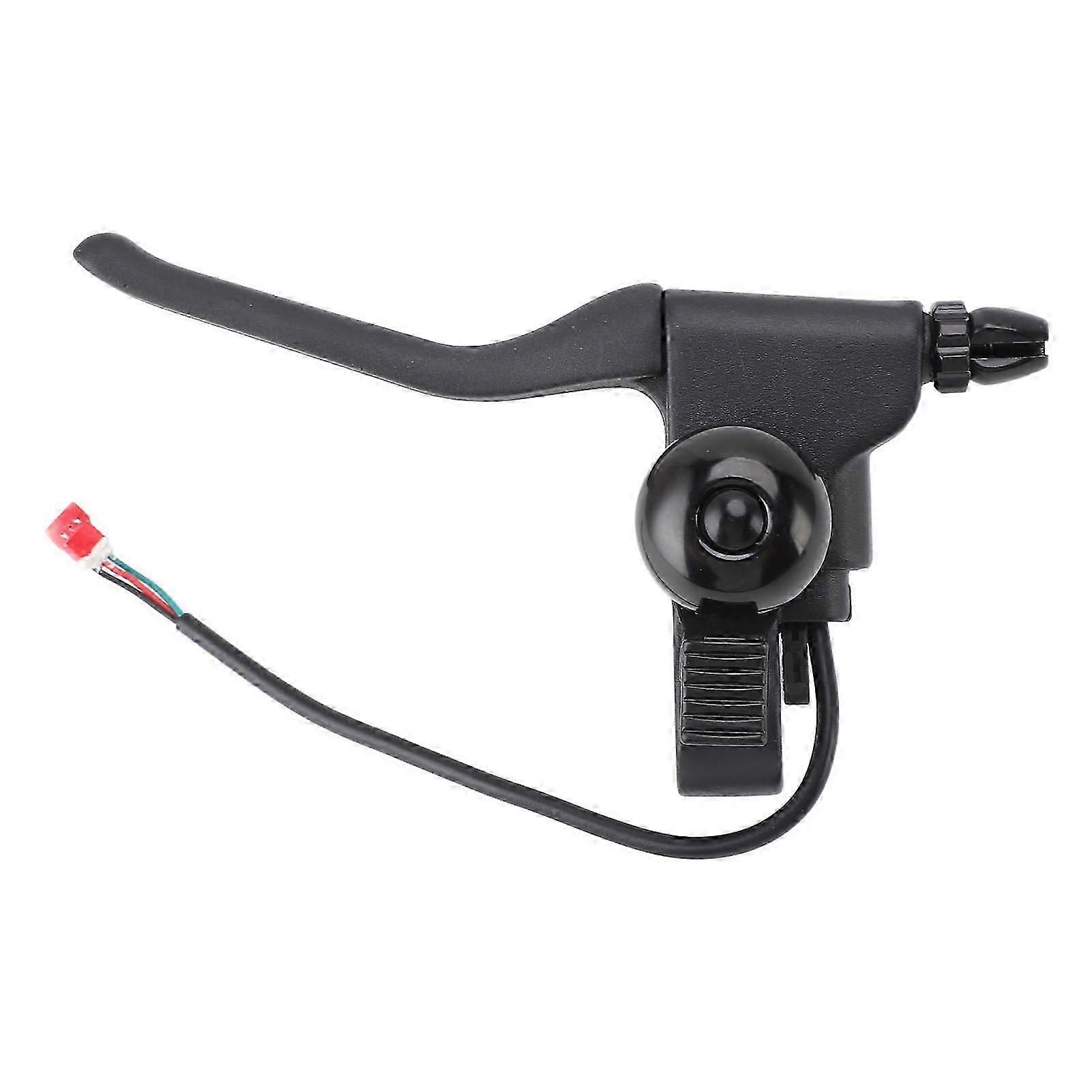 Electric Scooter Brake Handle Nylon Ergonomic Anti Slip Brake Lever with Bell for DIY Replacement