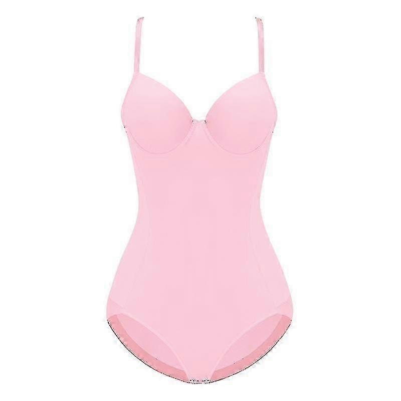 Underwire أبيض بودي سوت النساء المشكلين تمتد بلون حريري الملابس الداخلية ملابس داخلية وردي