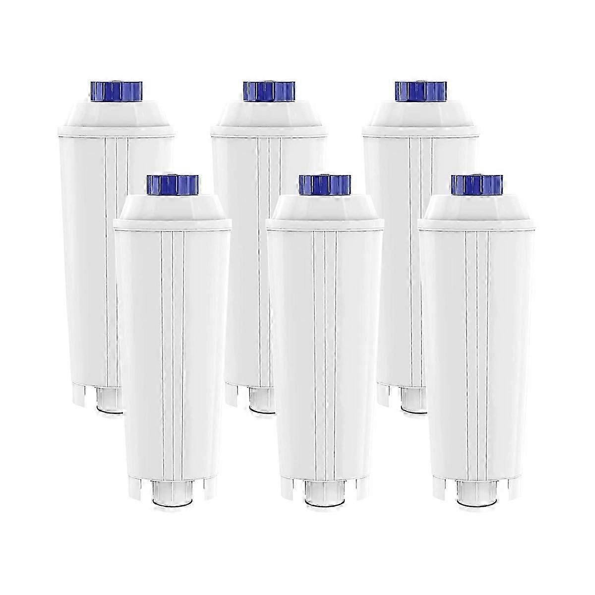 6Pcs Coffee Machine Filter For Dlsc002 Filter Ecam, Esam, Bco, Ec With Activated Carbon Soft