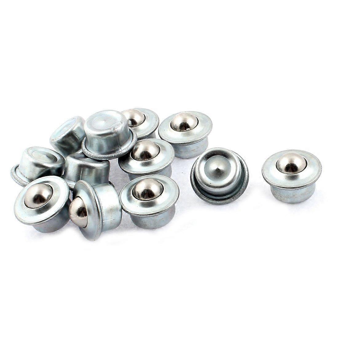 15mm 直径球法兰安装转移轴承单元输送滚轮 12pcs