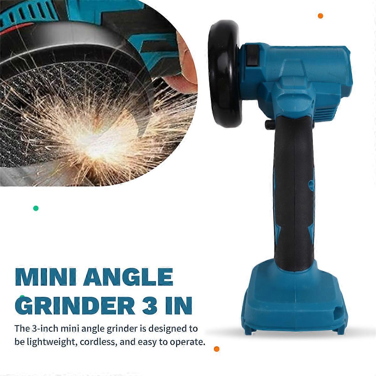 Cordless Polishing Machine Cutting Grinder+2 Cutting Disc Power Tool