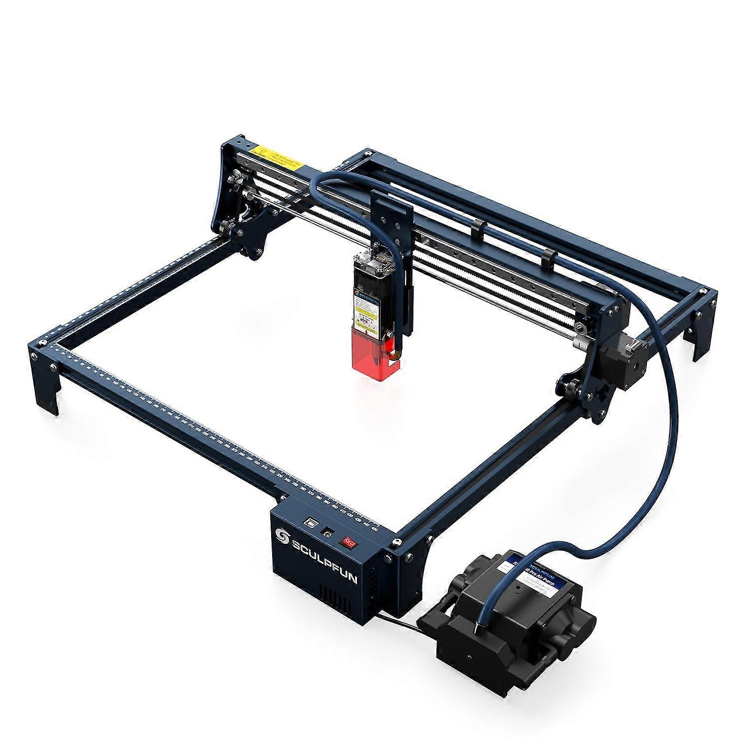 (Us Plug) Sculpfun S30 Laser Engraver With Automatic Air-assist System 5w Engraving Machine With Replaceable L