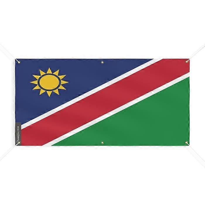 Namibia Flag Banner 6 Grommets 200x400cm Polyester