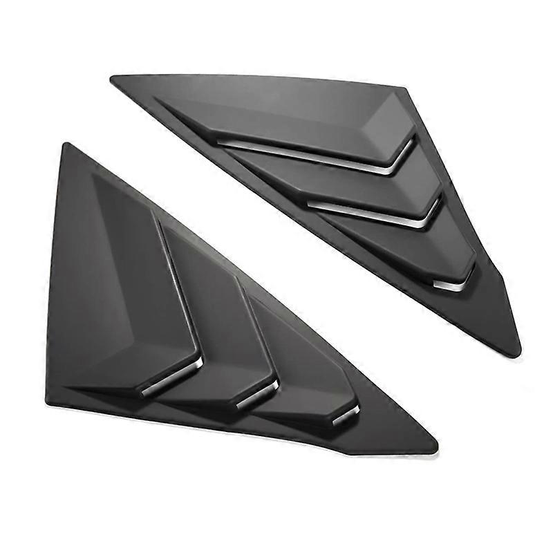 Rear Side Window Louvers for 11Th 22-23 -Matt Black