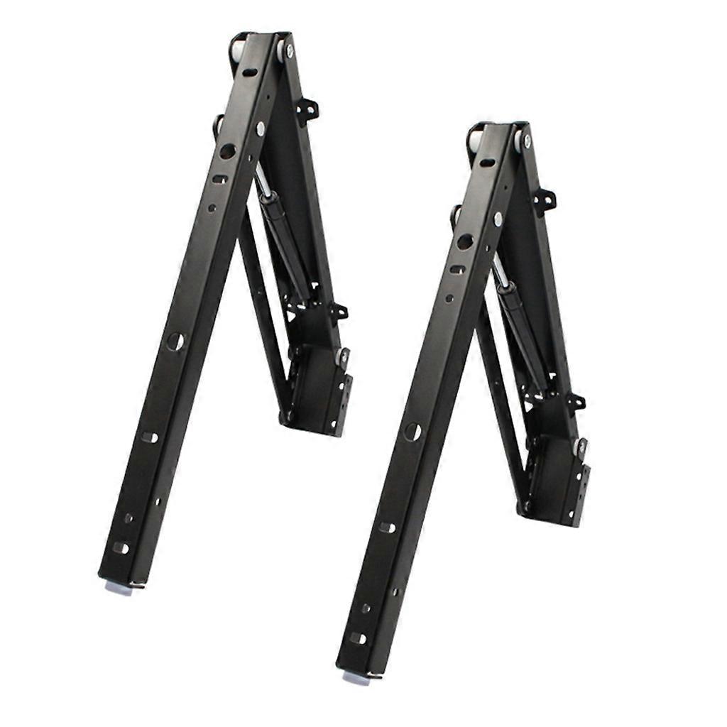 1 Pair Conceal Folding for Seat Stool Bracket Hinge Rv Folding Shelf Support Heavy Duty Shelf Bracket Cold-rolled Steel