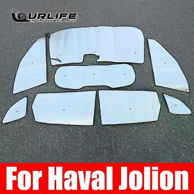 Suitable for Haval Jolion 2021 2022 2023 Reflective Car Windshield Window Sun Shade Visor Shield Cover Suction Car Sunshield Curtain