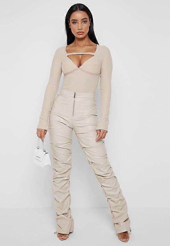 Modisch enge PU-Lederhose