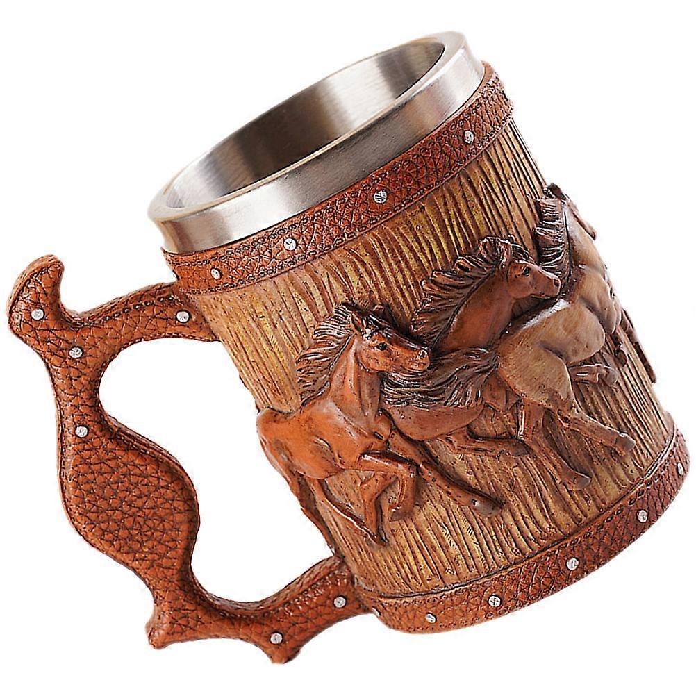 Unique Viking Drink Containers, Thick Resin Body, Functional Home Essentials