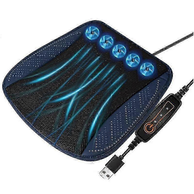 Multi-Function Car Seat Cushion with Cooling Ventilated and Breathable Heat Dissipation Features