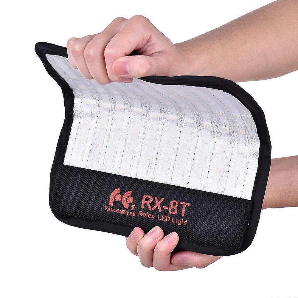 Flexible Rollable LED Video Light - Portable On-Camera Lamp with Adjustable Brightness