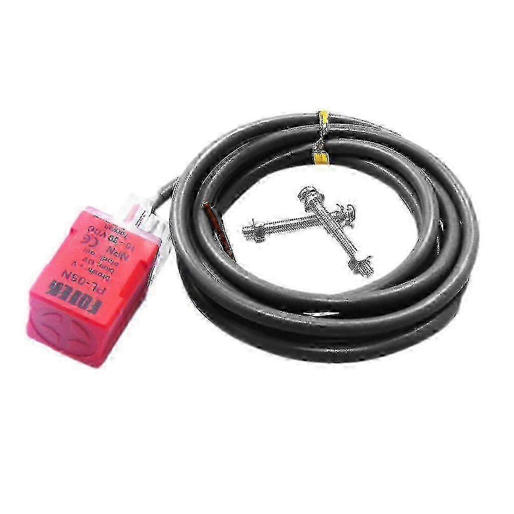 Inductive Proximity Sensor Switch with 3 Wires and Screws, Suitable for 10-30V NPN Applications, 5mm Square Design