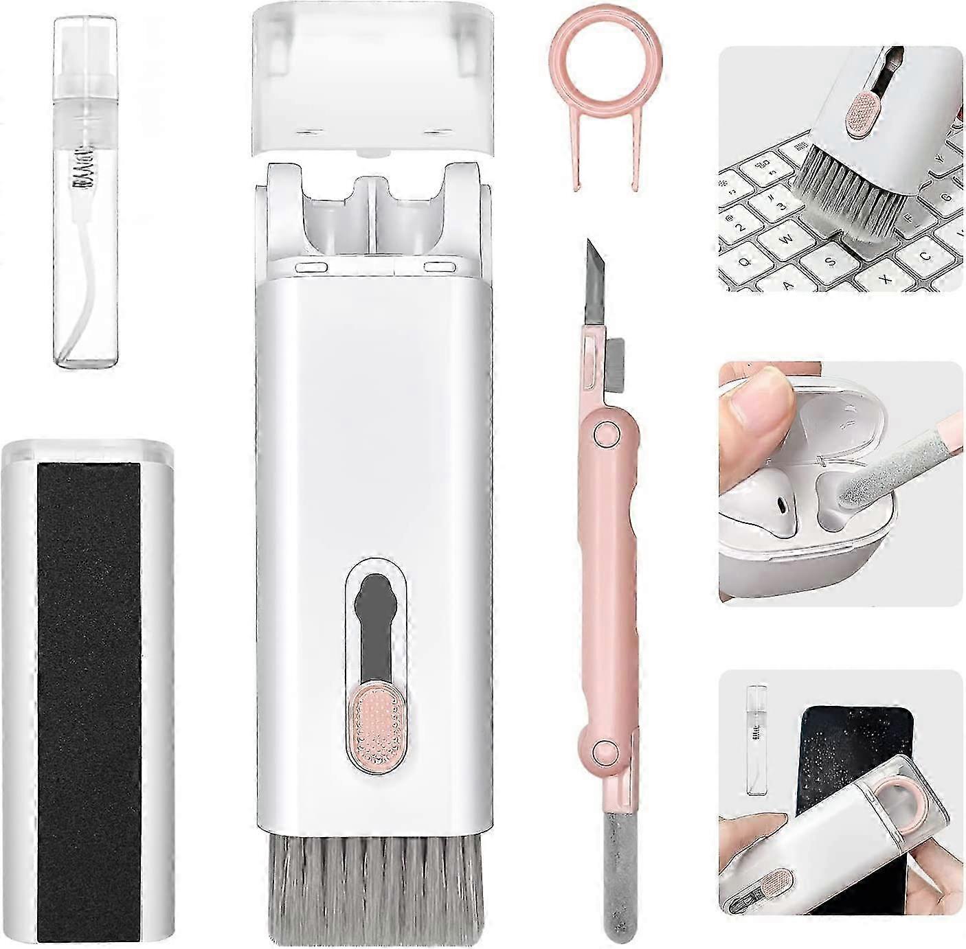7 in 1 Electronics Cleaning Kit, Suitable for Various Brands, Includes Keyboard Cleaning Tool, Airpods Pro Cleaning Pen, Ideal for Keyboard,