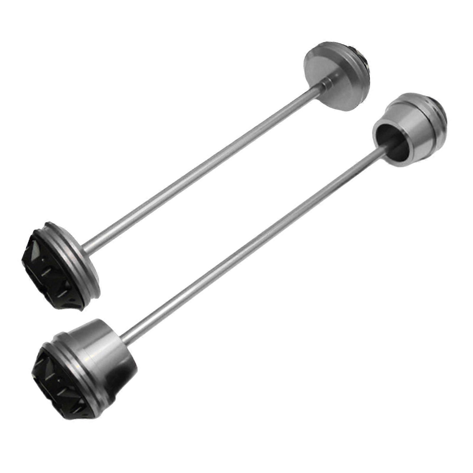 axle sliders crash protector motorcycle front black