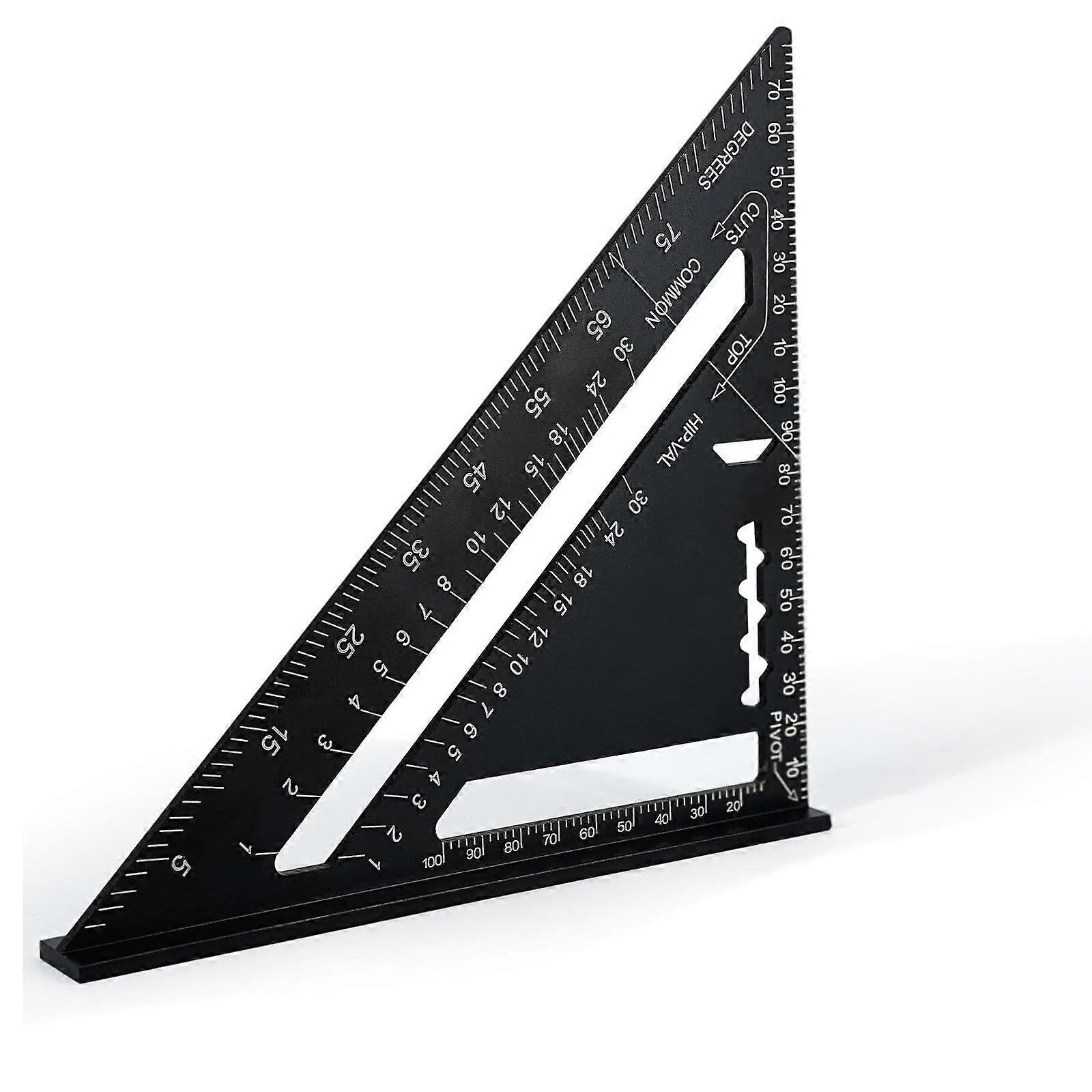 Triangle Square Triangular Ruler for Carpentry  7" Carpentry Square of Carpenters Tools 7inch Speed Square