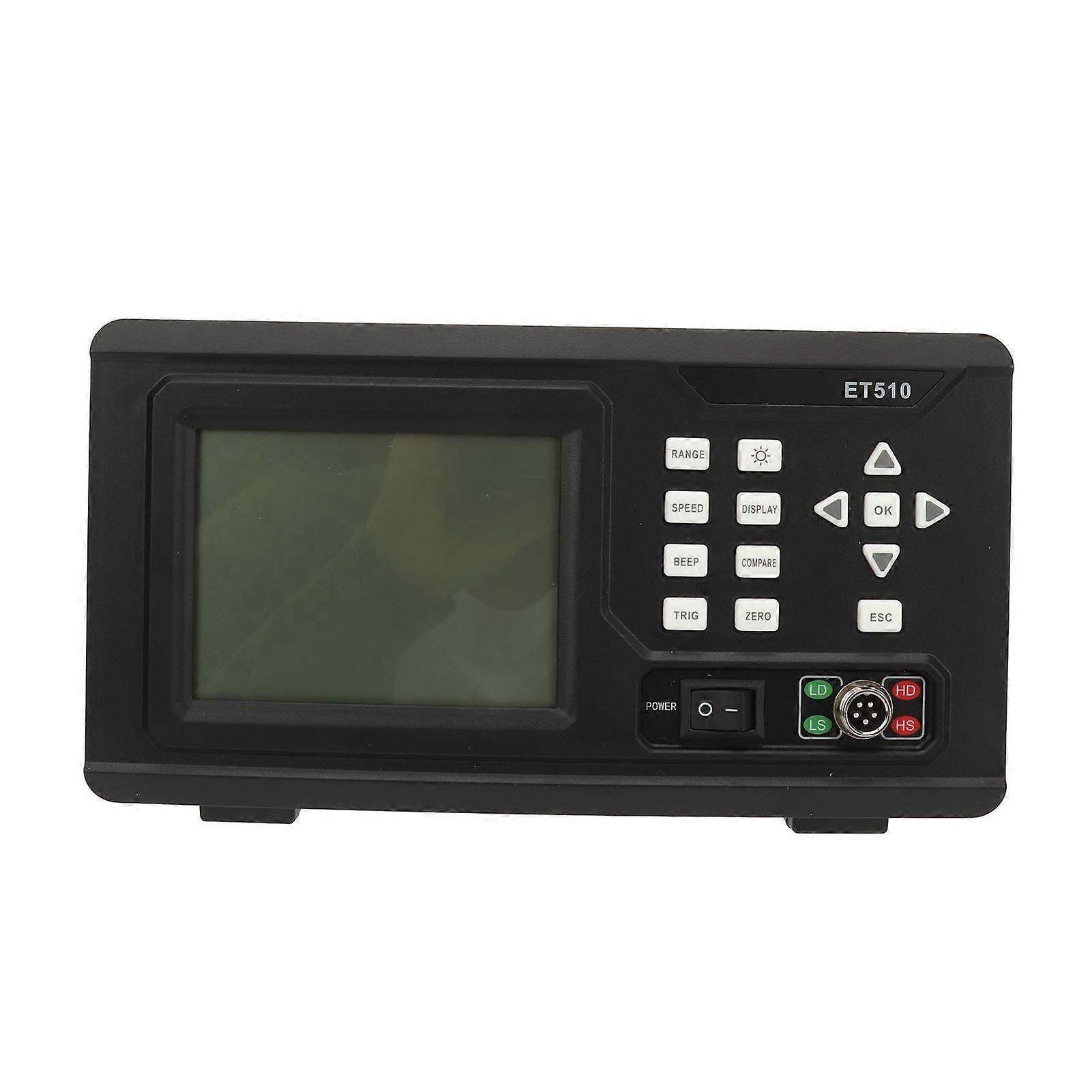 DC Low Resistance Meter 10uΩ to 5kΩ LCD Backlit Display Portable Milliohm Tester Micro Ohmmeter