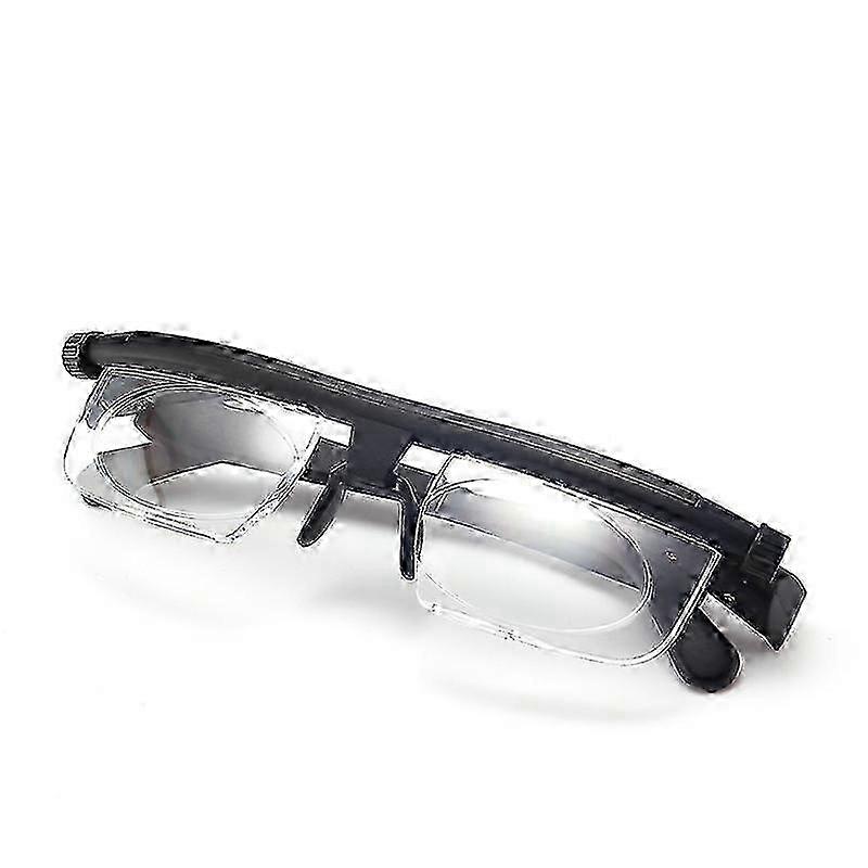 Adjustable Glasses with Variable Focus for Reading and Distance Vision Suitable for Older Adults