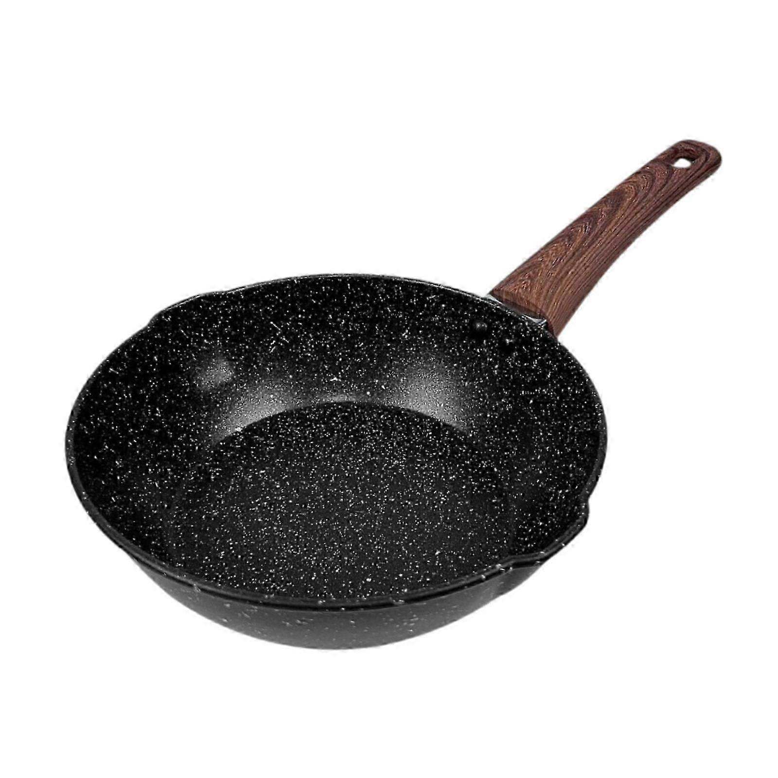 Versatile Frying Pan and Wok Skillet for Home and Restaurant Use, Suitable for Electric and Gas Cookers, 16.5cm x 33cm x 5cm