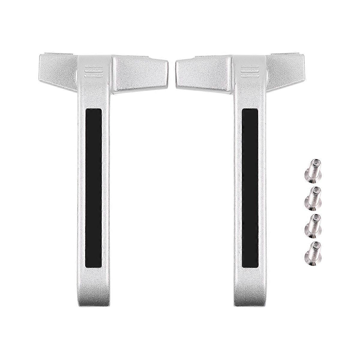 Child Safety Window Locks Aluminum Window Handle Easy Office Silver 2Pcs