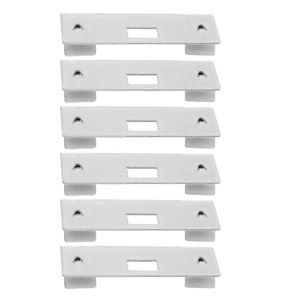 Vertical Blind Repair Vane Savers Clips For White 47 Mm Secure Fit 6Pcs