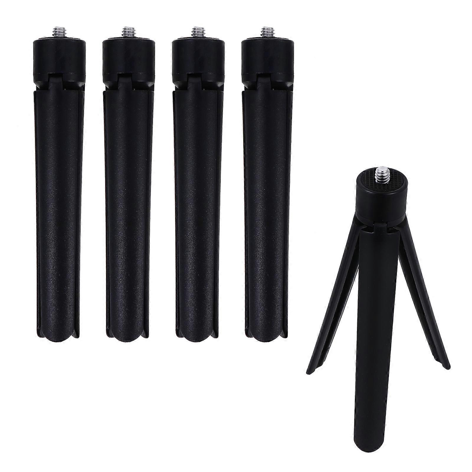 5pcs Mini Tripod Stand, Lightweight Folding Tabletop Tripod for Mobile Broadcast, Compatible with Smartphones and Digital Cameras, High Stability for