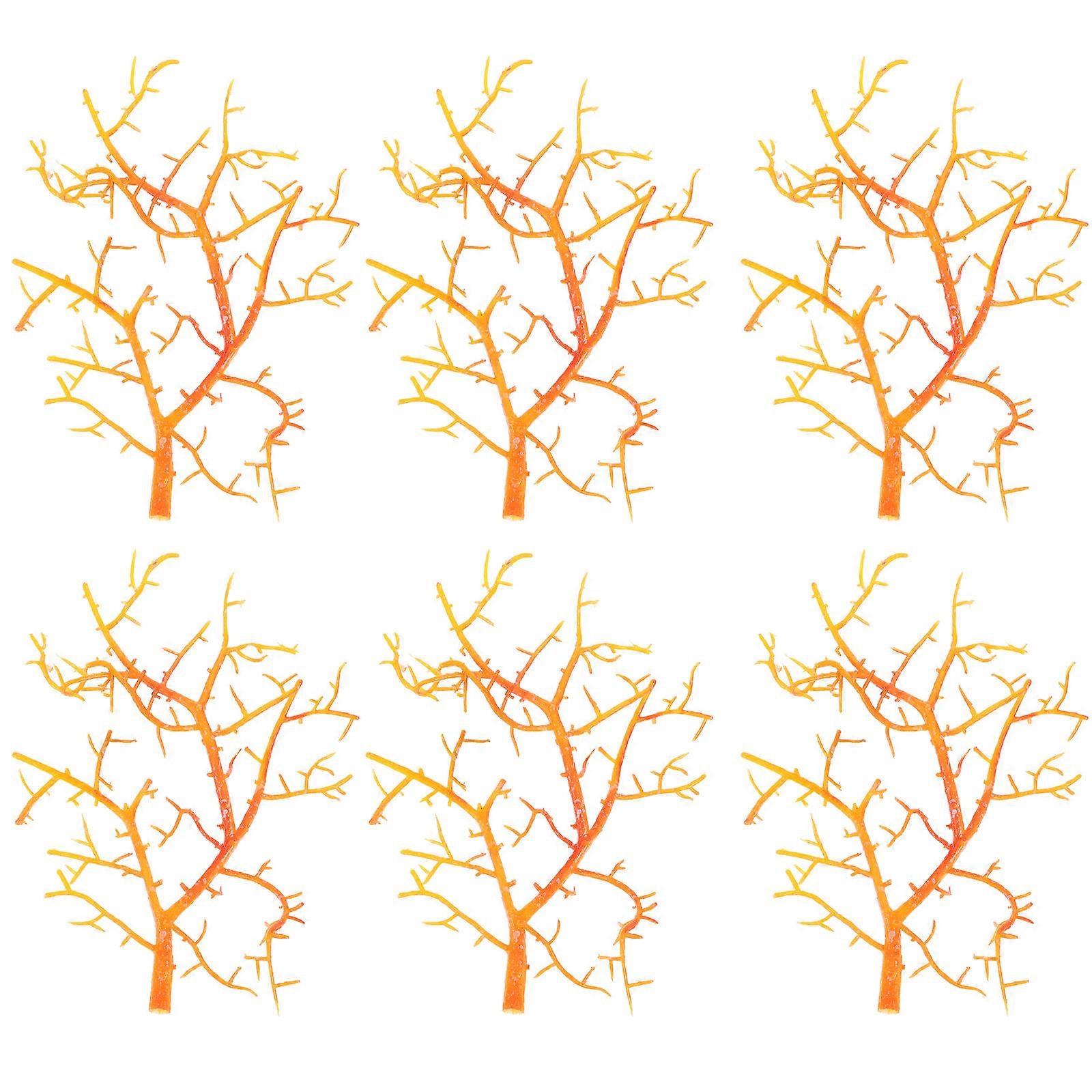6pcs Lifelike Artificial Branches for Home Decor – Simulated Twigs for Floral Arrangements, Wreaths & Seasonal Displays