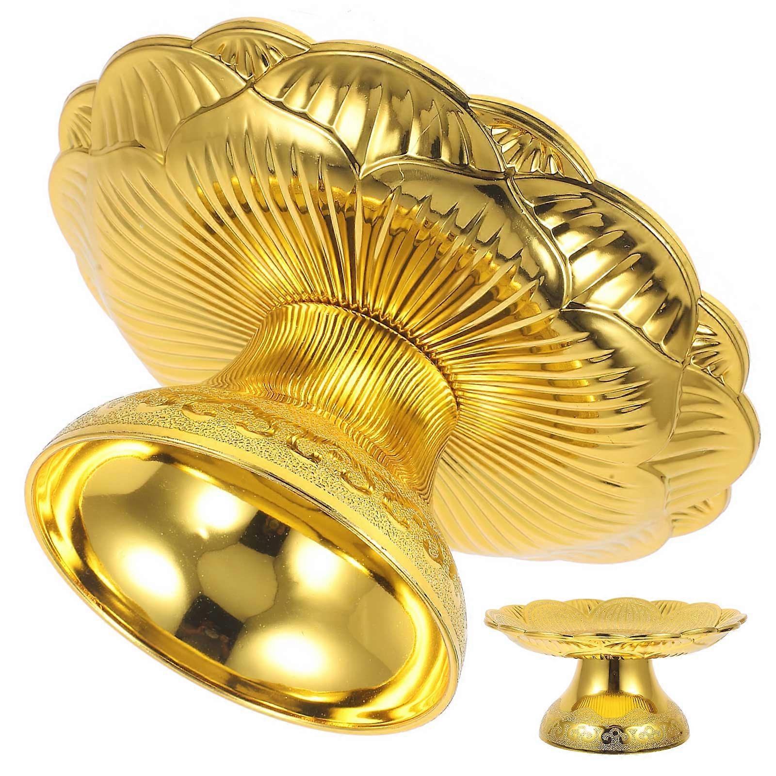 Here's a refined and compelling product description for your **Lotus Shaped Elevated Offering Plate**:
 
### 🌸 Lotus Shaped Elevated Offering
